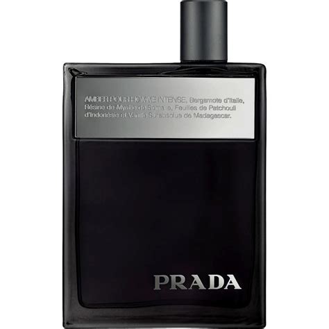 prada amber pour homme intense basenotes|prada amber aftershave balm.